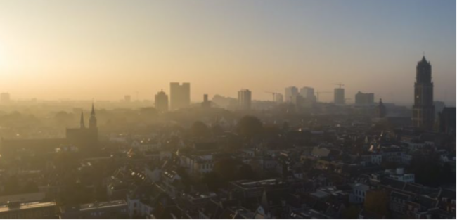Styreen emission treatment reducing smog